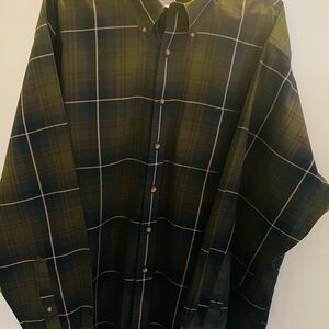 Brooks Brothers 246 - Men's Green Plaid Shirt - Never Worn
